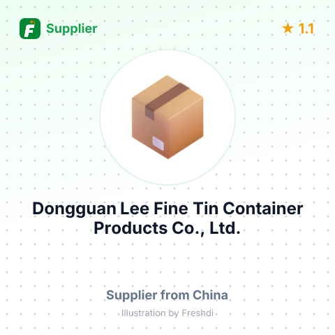 Dongguan Lee Fine Tin Container Products Co., Ltd. – summary card, no photo uploaded yet