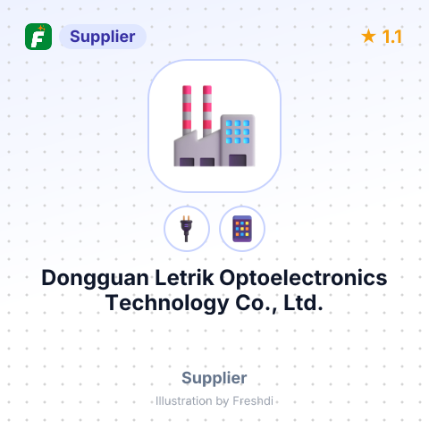 Dongguan Letrik Optoelectronics Technology Co., Ltd. – summary card, no photo uploaded yet
