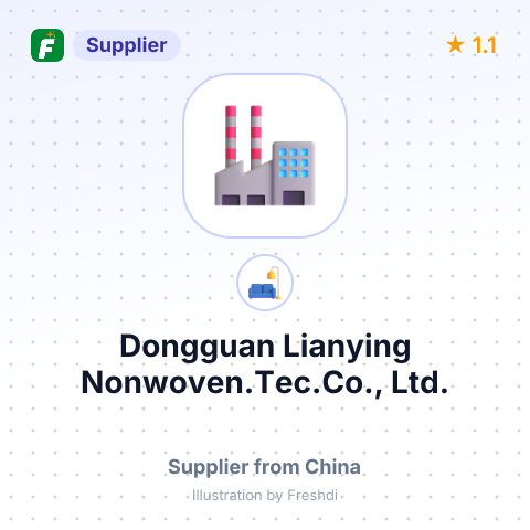 Dongguan Lianying Nonwoven.Tec.Co., Ltd. – summary card, no photo uploaded yet