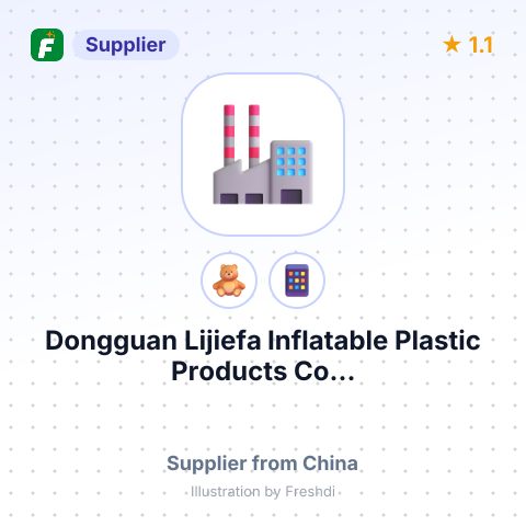 Dongguan Lijiefa Inflatable Plastic Products Co... – summary card, no photo uploaded yet