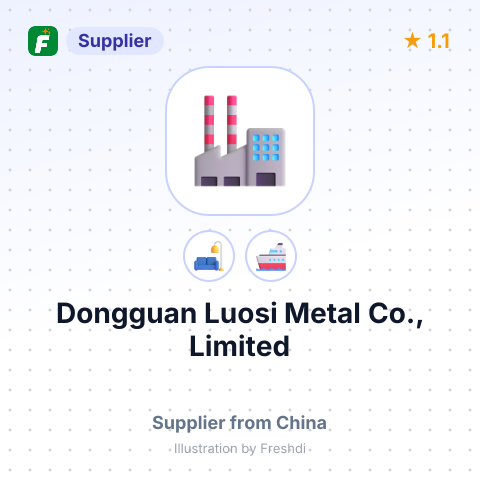 Dongguan Luosi Metal Co., Limited – summary card, no photo uploaded yet