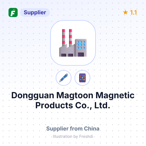 Dongguan Magtoon Magnetic Products Co., Ltd. – summary card, no photo uploaded yet