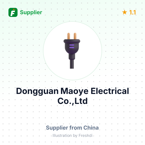 Dongguan Maoye Electrical Co.,Ltd – summary card, no photo uploaded yet