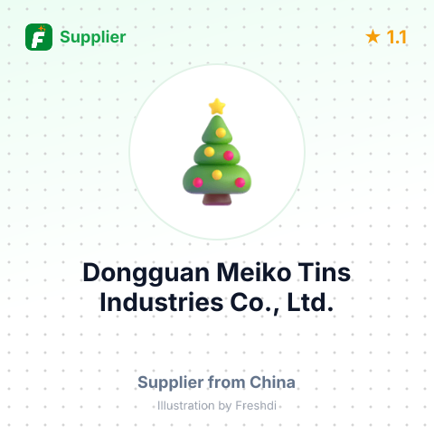 Dongguan Meiko Tins Industries Co., Ltd. – summary card, no photo uploaded yet
