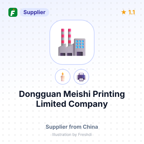 Dongguan Meishi Printing Limited Company – summary card, no photo uploaded yet