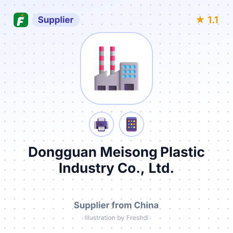 Dongguan Meisong Plastic Industry Co., Ltd. – summary card, no photo uploaded yet