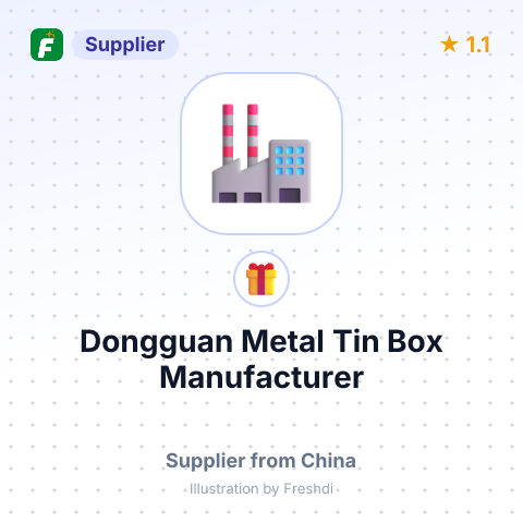 Dongguan Metal Tin Box Manufacturer – summary card, no photo uploaded yet