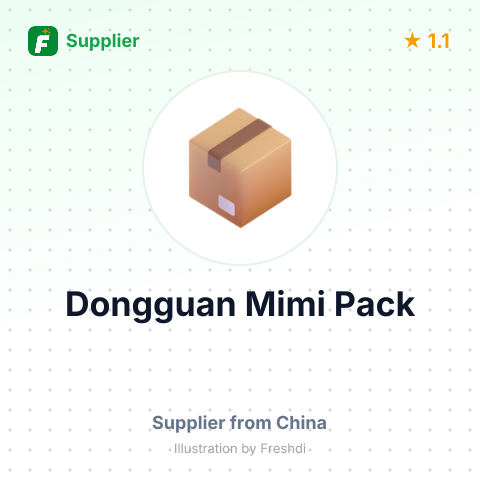 Dongguan Mimi Pack – summary card, no photo uploaded yet