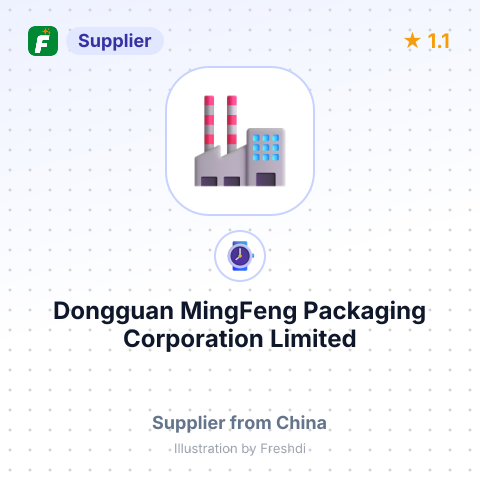 Dongguan MingFeng Packaging Corporation Limited – summary card, no photo uploaded yet