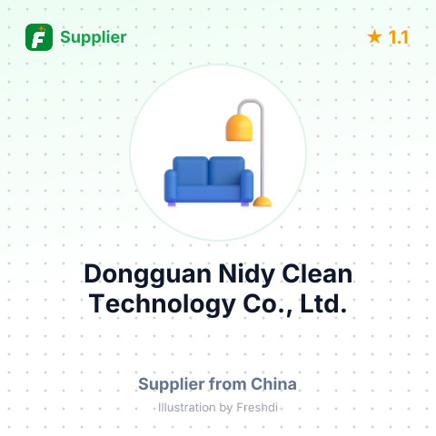 Dongguan Nidy Clean Technology Co., Ltd. – summary card, no photo uploaded yet