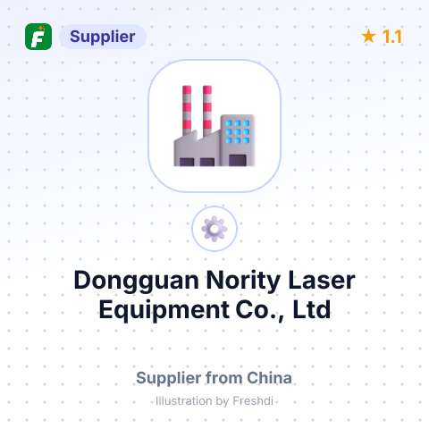 Dongguan Nority Laser Equipment Co., Ltd – summary card, no photo uploaded yet