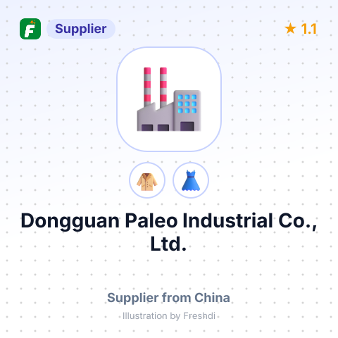 Dongguan Paleo Industrial Co., Ltd. – summary card, no photo uploaded yet