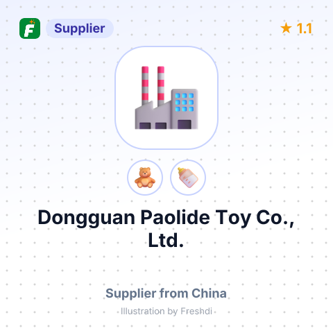 Dongguan Paolide Toy Co., Ltd. – summary card, no photo uploaded yet