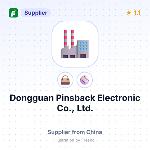 Dongguan Pinsback Electronic Co., Ltd. – summary card, no photo uploaded yet