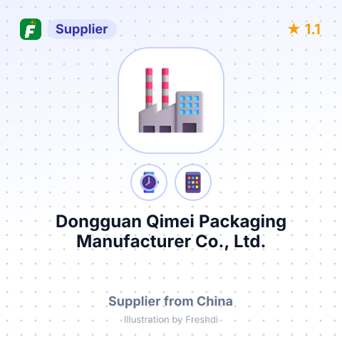 Dongguan Qimei Packaging Manufacturer Co., Ltd. – summary card, no photo uploaded yet