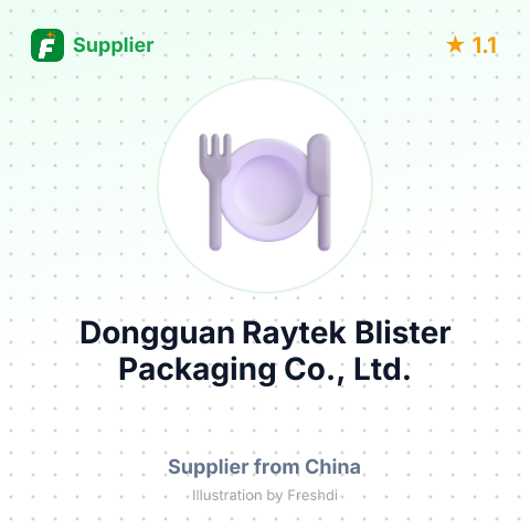 Dongguan Raytek Blister Packaging Co., Ltd. – summary card, no photo uploaded yet