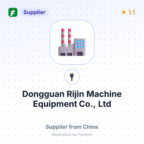 Dongguan Rijin Machine Equipment Co., Ltd – summary card, no photo uploaded yet
