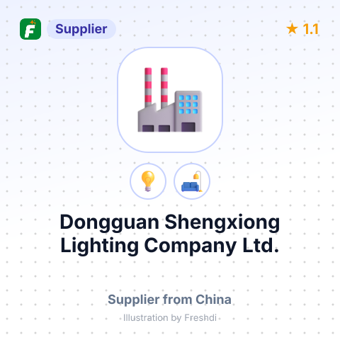 Dongguan Shengxiong Lighting Company Ltd. – summary card, no photo uploaded yet
