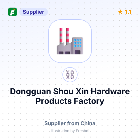 Dongguan Shou Xin Hardware Products Factory – summary card, no photo uploaded yet