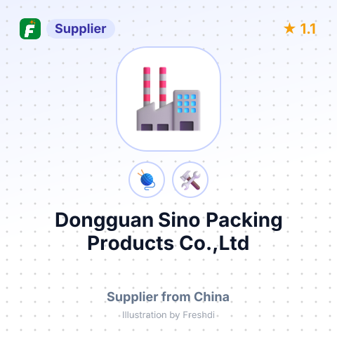 Dongguan Sino Packing Products Co.,Ltd – summary card, no photo uploaded yet