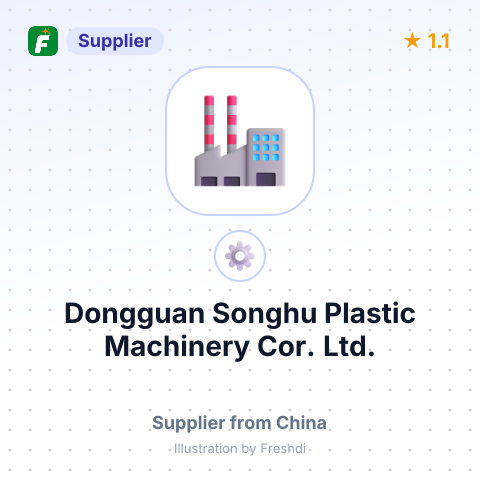Dongguan Songhu Plastic Machinery Cor. Ltd. – summary card, no photo uploaded yet