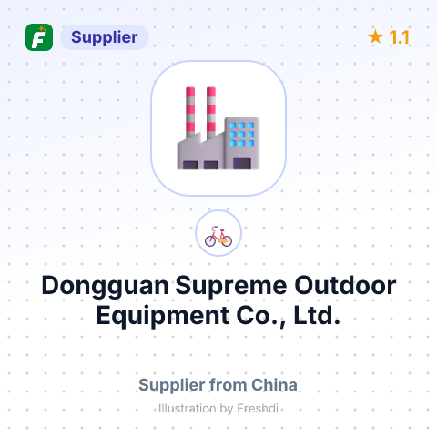 Dongguan Supreme Outdoor Equipment Co., Ltd. – summary card, no photo uploaded yet