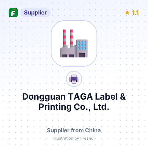 Dongguan TAGA Label & Printing Co., Ltd. – summary card, no photo uploaded yet