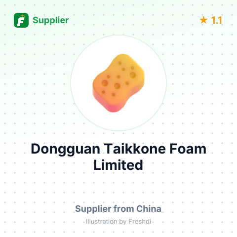 Dongguan Taikkone Foam Limited – summary card, no photo uploaded yet