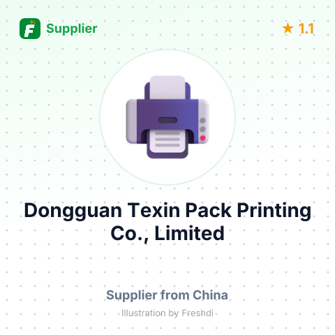 Dongguan Texin Pack Printing Co., Limited – summary card, no photo uploaded yet