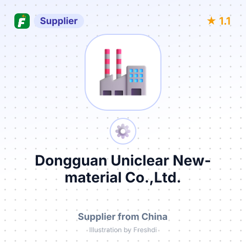 Dongguan Uniclear New-material Co.,Ltd. – summary card, no photo uploaded yet