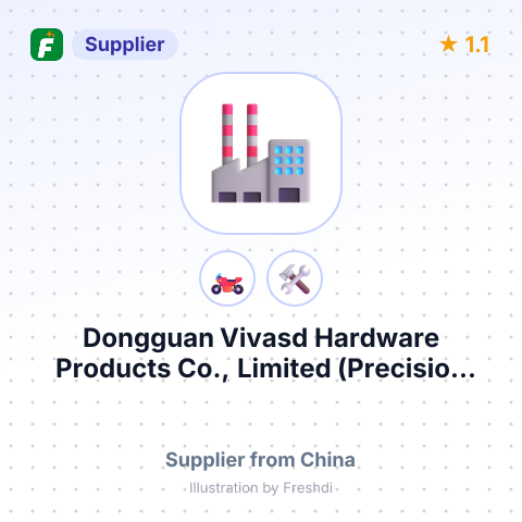 Dongguan Vivasd Hardware Products Co., Limited (Precision CNC Machined Parts) – summary card, no photo uploaded yet