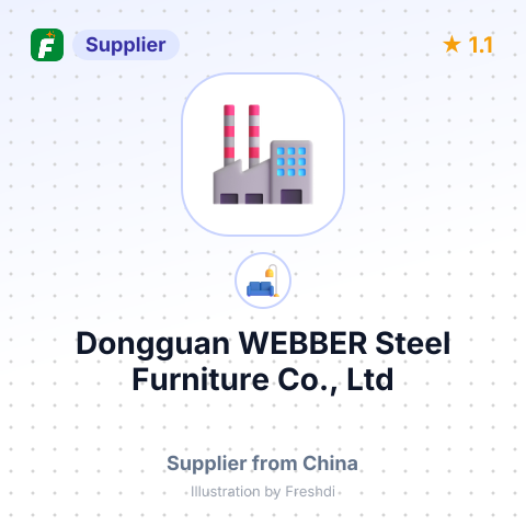 Dongguan WEBBER Steel Furniture Co., Ltd – summary card, no photo uploaded yet