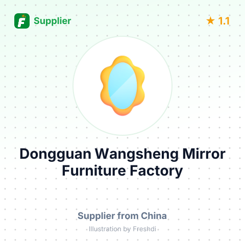 Dongguan Wangsheng Mirror Furniture Factory – summary card, no photo uploaded yet
