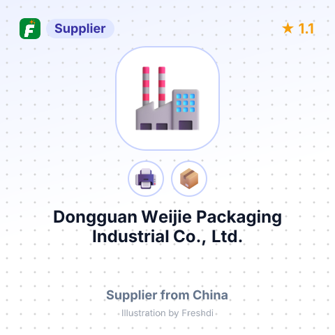 Dongguan Weijie Packaging Industrial Co., Ltd. – summary card, no photo uploaded yet