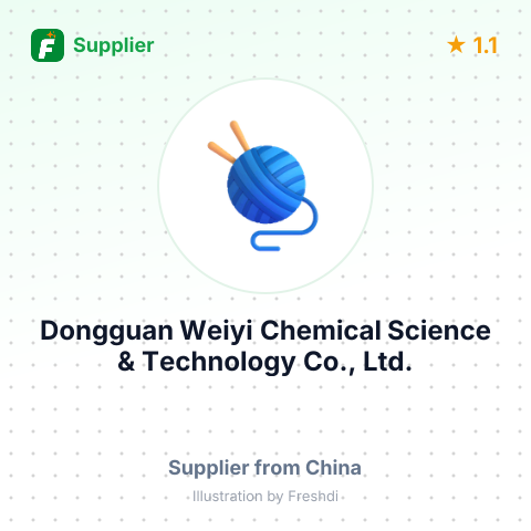 Dongguan Weiyi Chemical Science & Technology Co., Ltd. – summary card, no photo uploaded yet
