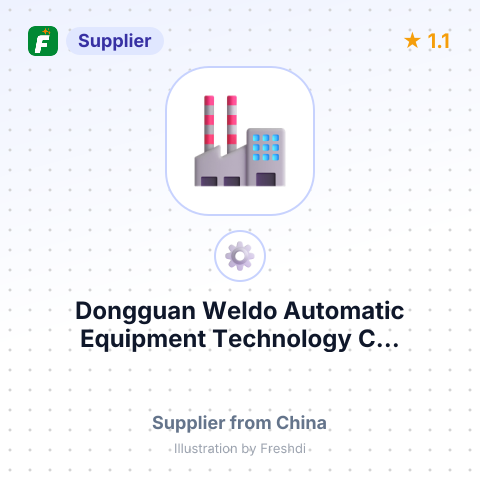 Dongguan Weldo Automatic Equipment Technology C... – summary card, no photo uploaded yet