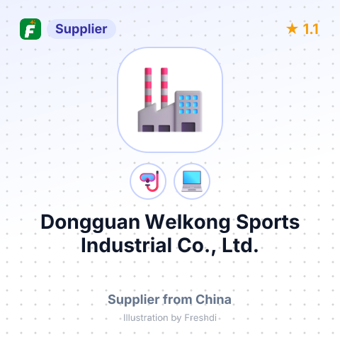 Dongguan Welkong Sports Industrial Co., Ltd. – summary card, no photo uploaded yet