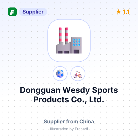 Dongguan Wesdy Sports Products Co., Ltd. – summary card, no photo uploaded yet
