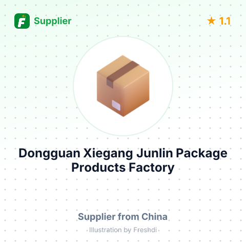 Dongguan Xiegang Junlin Package Products Factory – summary card, no photo uploaded yet