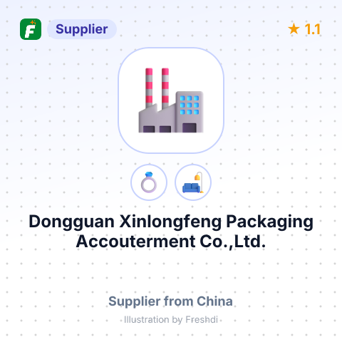 Dongguan Xinlongfeng Packaging Accouterment Co.,Ltd. – summary card, no photo uploaded yet