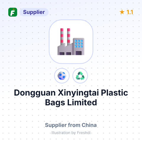 Dongguan Xinyingtai Plastic Bags Limited – summary card, no photo uploaded yet