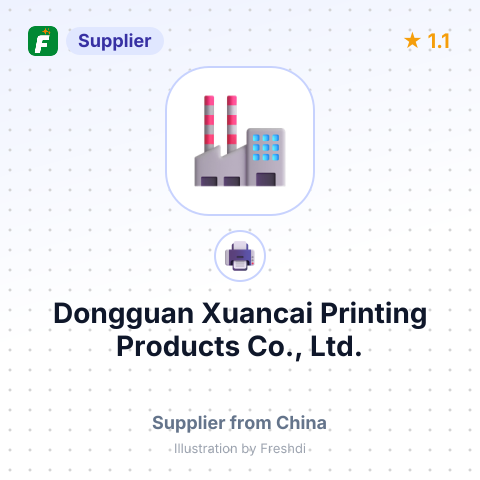 Dongguan Xuancai Printing Products Co., Ltd. – summary card, no photo uploaded yet