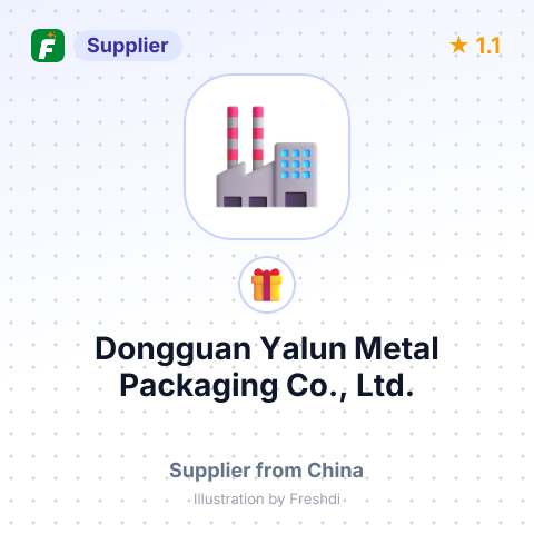 Dongguan Yalun Metal Packaging Co., Ltd. – summary card, no photo uploaded yet