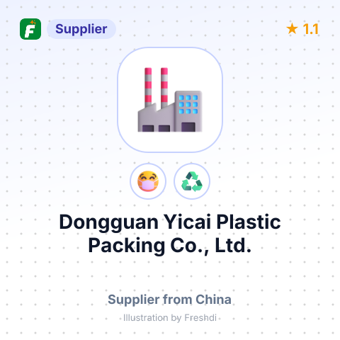 Dongguan Yicai Plastic Packing Co., Ltd. – summary card, no photo uploaded yet