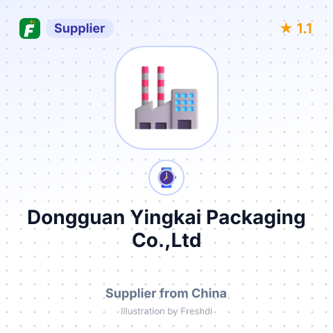 Dongguan Yingkai Packaging Co.,Ltd – summary card, no photo uploaded yet