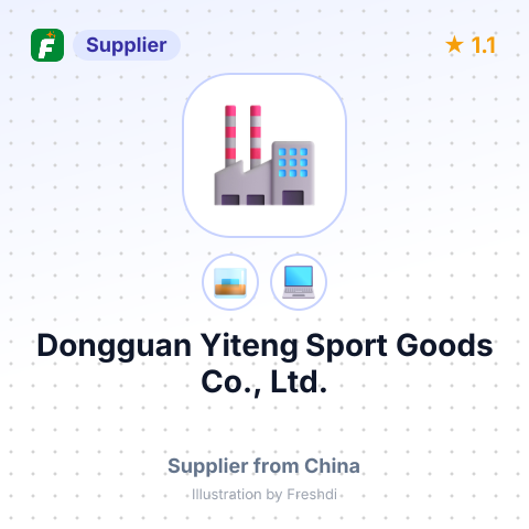 Dongguan Yiteng Sport Goods Co., Ltd. – summary card, no photo uploaded yet
