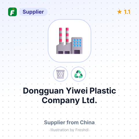Dongguan Yiwei Plastic Company Ltd. – summary card, no photo uploaded yet