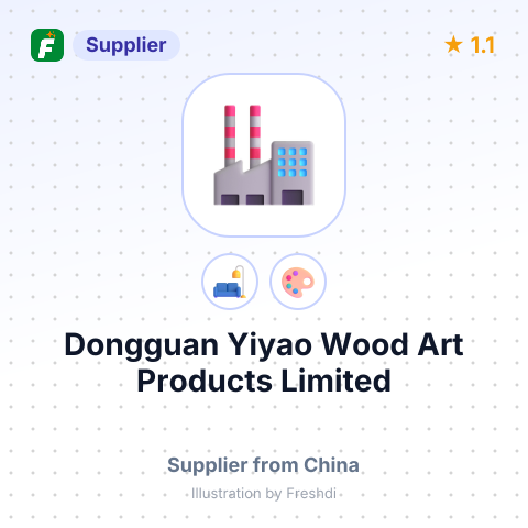 Dongguan Yiyao Wood Art Products Limited – summary card, no photo uploaded yet