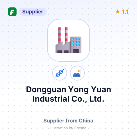 Dongguan Yong Yuan Industrial Co., Ltd. – summary card, no photo uploaded yet