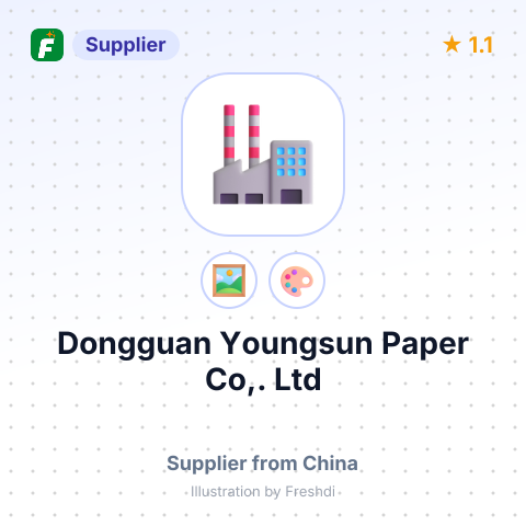 Dongguan Youngsun Paper Co,. Ltd – summary card, no photo uploaded yet
